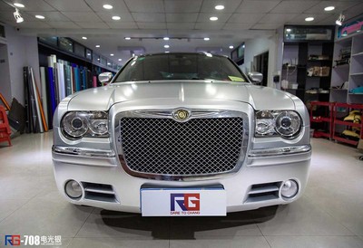 克莱斯勒C300电光银 RG瑞集改色膜广州总店出品