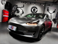 特斯拉model3-电光钛灰-RG瑞集改色膜陕西西安加盟店出品