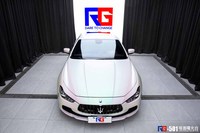 玛莎拉蒂吉博力-哑面曙光白-RG瑞集名车改色贴膜