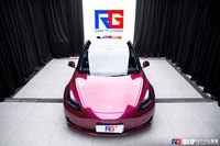 特斯拉M3-PET卢比莱紫-RG瑞集名车改色贴膜