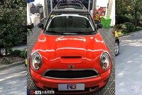 宝马mini-电光水晶熔岩橙-RG瑞集改色膜河北石家庄店出品