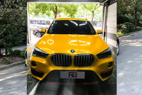 宝马X1-金属大黄蜂-RG瑞集名车改色贴膜湖南岳阳加盟