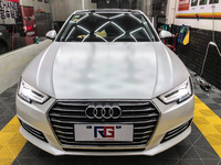 奥迪A4L-电光白-RG瑞集改色膜福建龙岩加盟店出品
