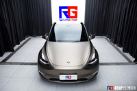 特斯拉modely-PET曜石灰-RG瑞集名车贴膜