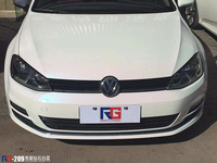 大众高尔夫-钻石白蓝-英国RG瑞集汽车改色膜宁夏银川加盟店出品