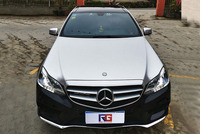 奔驰E300-电光银+水晶黑双拼 RG瑞集改色膜贵州贵阳店出品