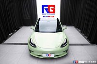 特斯拉model 3-PET牛油果绿-RG瑞集名车改色贴膜