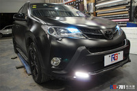 丰田RAV4-电光黑-英国RG瑞集汽车改色膜招商加盟