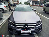 奔驰E300-电光碳灰-RG瑞集改色膜浙江宁波店出品