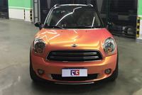 宝马MINI-梦幻粉-英国RG瑞集汽车改色膜河北石家庄加盟店出品