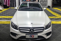 奔驰E300L-电光白-RG瑞集改色膜福建泉州加盟