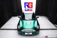 宝马mini-电光祖母绿-RG瑞集名车改色贴膜