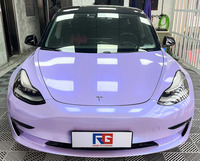 特斯拉model 3-亮双色熏衣紫幻蓝-RG瑞集名车改色贴膜