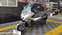 本田FORZA摩托车-电光银+电光碳灰-RG瑞集改色膜广东汕尾加盟店出品