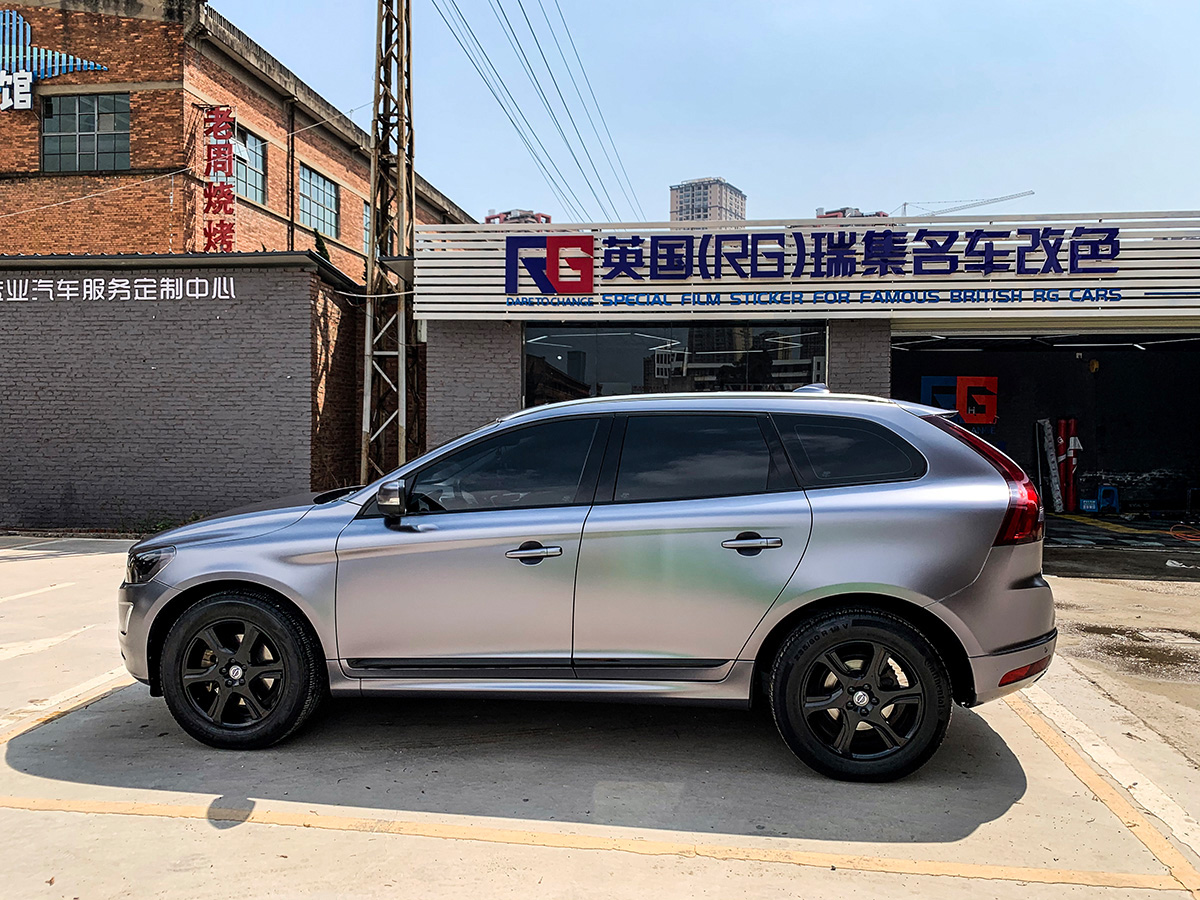 沃尔沃xc60改色,沃尔沃s60改色 系列电光碳灰,下面请欣赏沃尔沃xc60改色贴膜效果完美始于每一细节