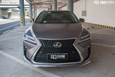 雷克萨斯RX200t电光炭灰 RG瑞集改色膜广州总店出品