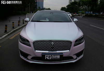 林肯MKZ曙光白 RG瑞集改色膜广州总店出品