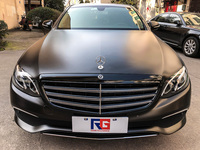 奔驰E300L-电光黑-RG瑞集改色膜浙江永康加盟店出品