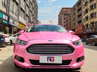 福特蒙迪欧-电光公主粉-RG瑞集车身改色膜东莞厚街加盟店出品