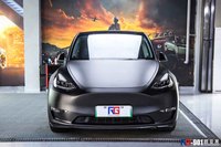 特斯拉model y-超亚黑-RG瑞集名车改色贴膜