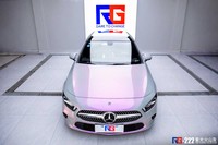 奔驰A200L-紫光火山灰-RG瑞集名车改色贴膜