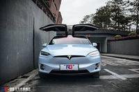 特斯拉model X-马卡龙晨曦灰-英国RG瑞集汽车改色膜中国代理广州总部出品