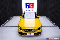 奔驰C200L-水晶深葵花黄-RG瑞集名车改色贴膜