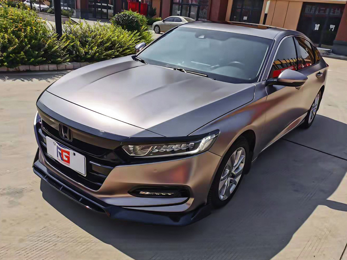 本田雅阁-电光战斗灰-rg瑞集改色膜河南南阳加盟店出品 - rg瑞集名车