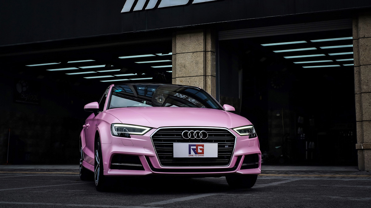 下面请欣赏奥迪a3改色贴膜效果完美始于每一细节 精彩源于无限创意