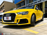奥迪A3-电光嫩芽黄-RG瑞集改色膜广东珠海店出品