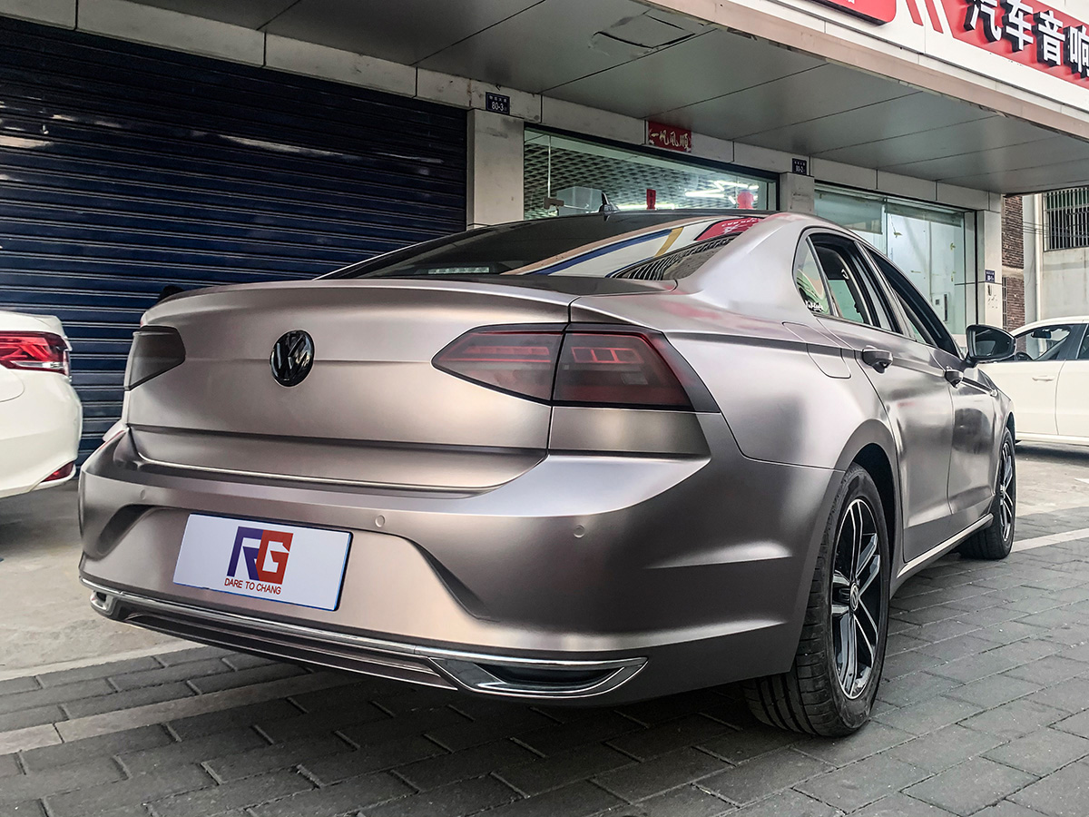 大众凌度车身改色电光战斗灰rg瑞集改色膜福建龙岩加盟