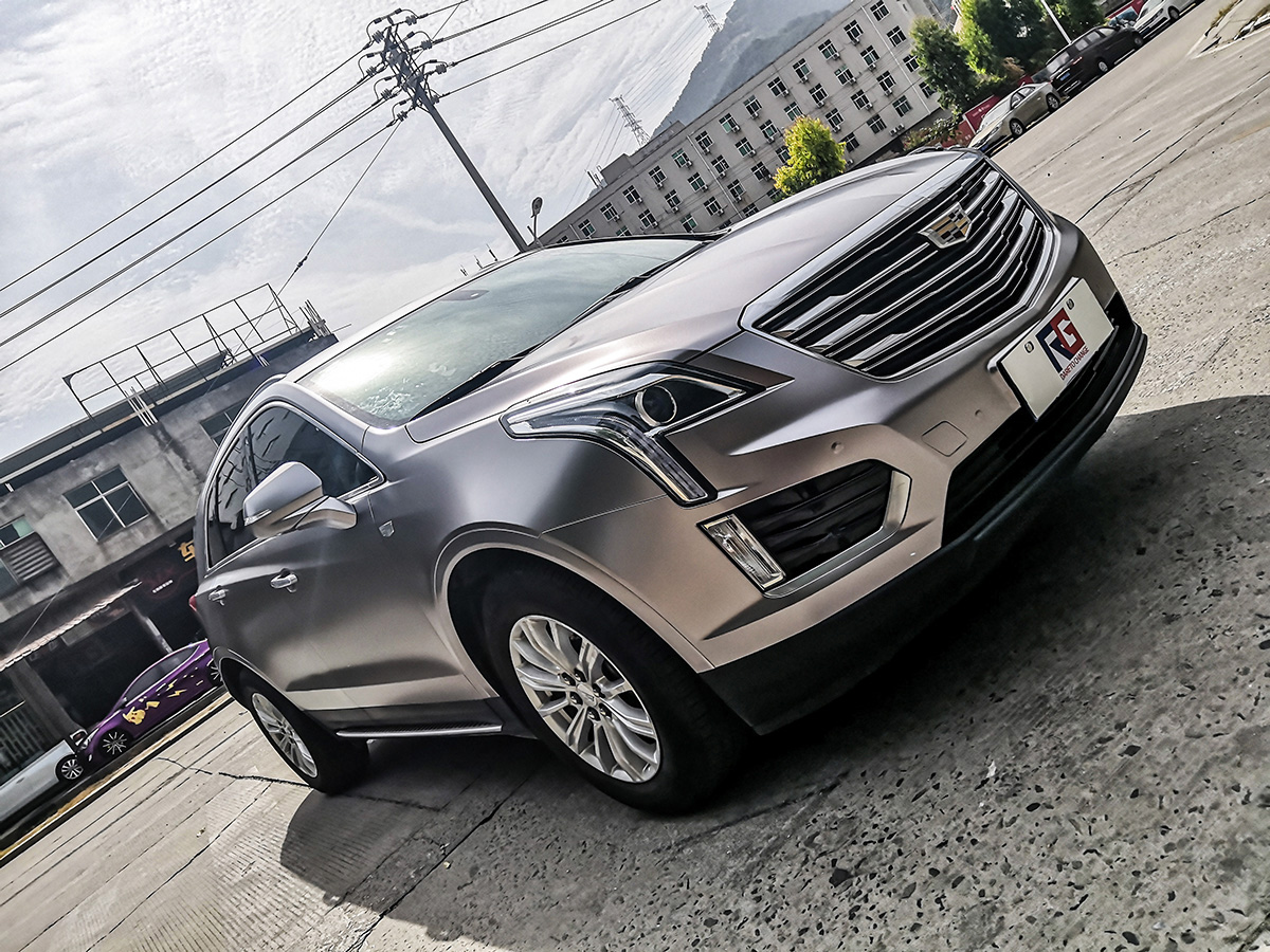 下面请欣赏凯迪拉克xts改色贴膜效果完美始于每一细节 精彩源于无限