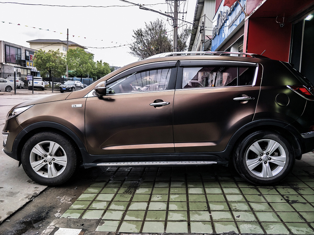 电光系列电光咖啡,下面请欣赏起亚智跑改色贴膜效果完美始于每一细节