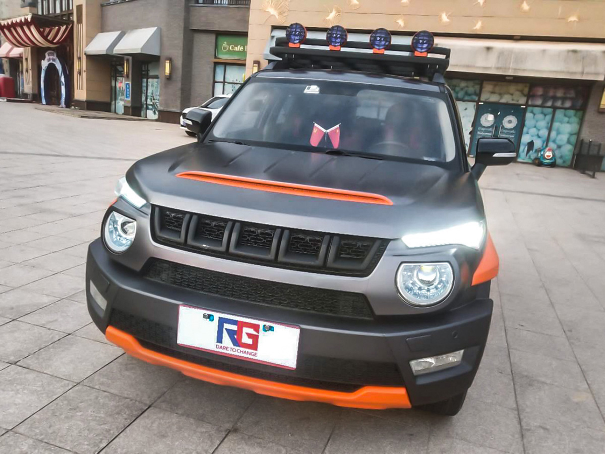 北汽bj20-电光深邃灰-rg瑞集改色膜韶关南雄加盟店出品 - rg瑞集名车