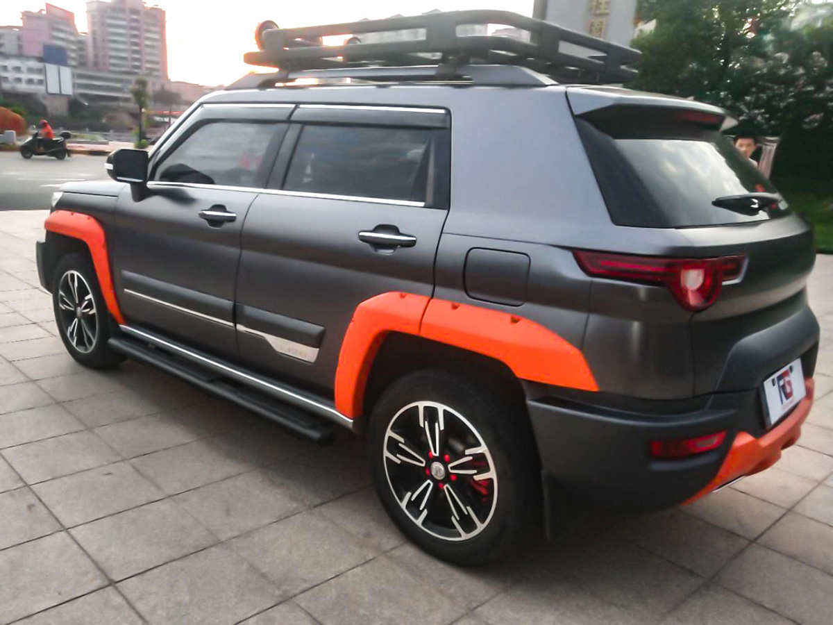 北汽bj20-电光深邃灰-rg瑞集改色膜韶关南雄加盟店出品 - rg瑞集名车